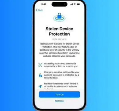 两当苹果授权维修店分享被盗设备保护功能开启方法 