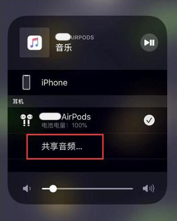 两当苹果14音频维修点分享iPhone14音频共享设置方法 